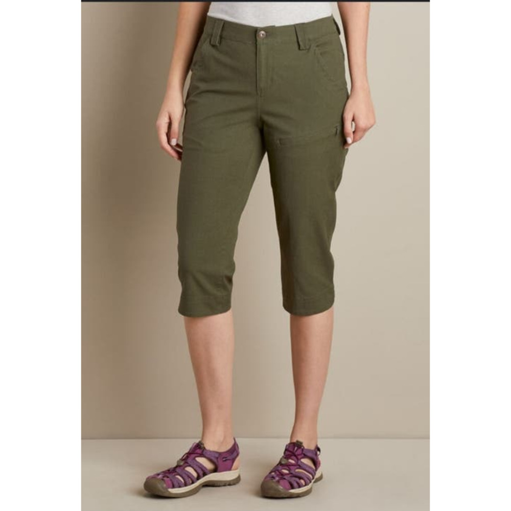 Olive Green Women's Capri Pants